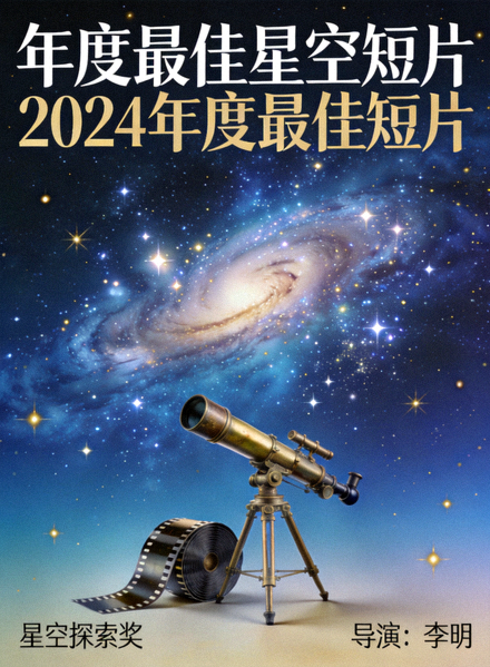 年度最佳星空短片海报：被评为年度最佳的星空主题短片